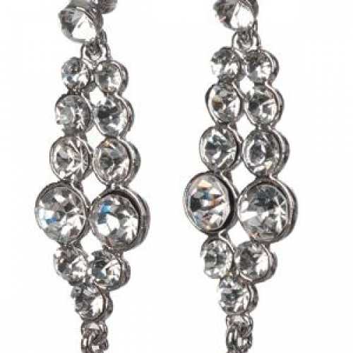 Oorbellen strass steentjes
