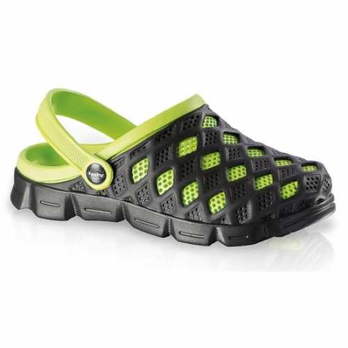 Zwart/groene water sandalen