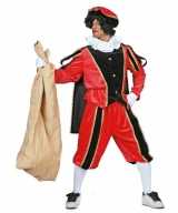 Carnavalsverkleedkleding rood zwarte pieten verkleedkleding fluweel