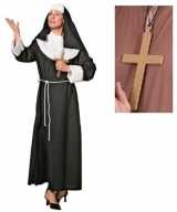 Compleet religieus nonnen verkleedkleding dames