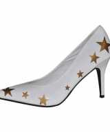 Dames feest schoen witte sterren