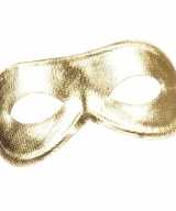 Goud metallic oog masker dames