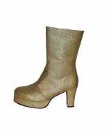 Gouden laarsjes glitters