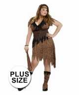 Grote maten cavewoman jurk