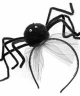 Zwarte spin haarband